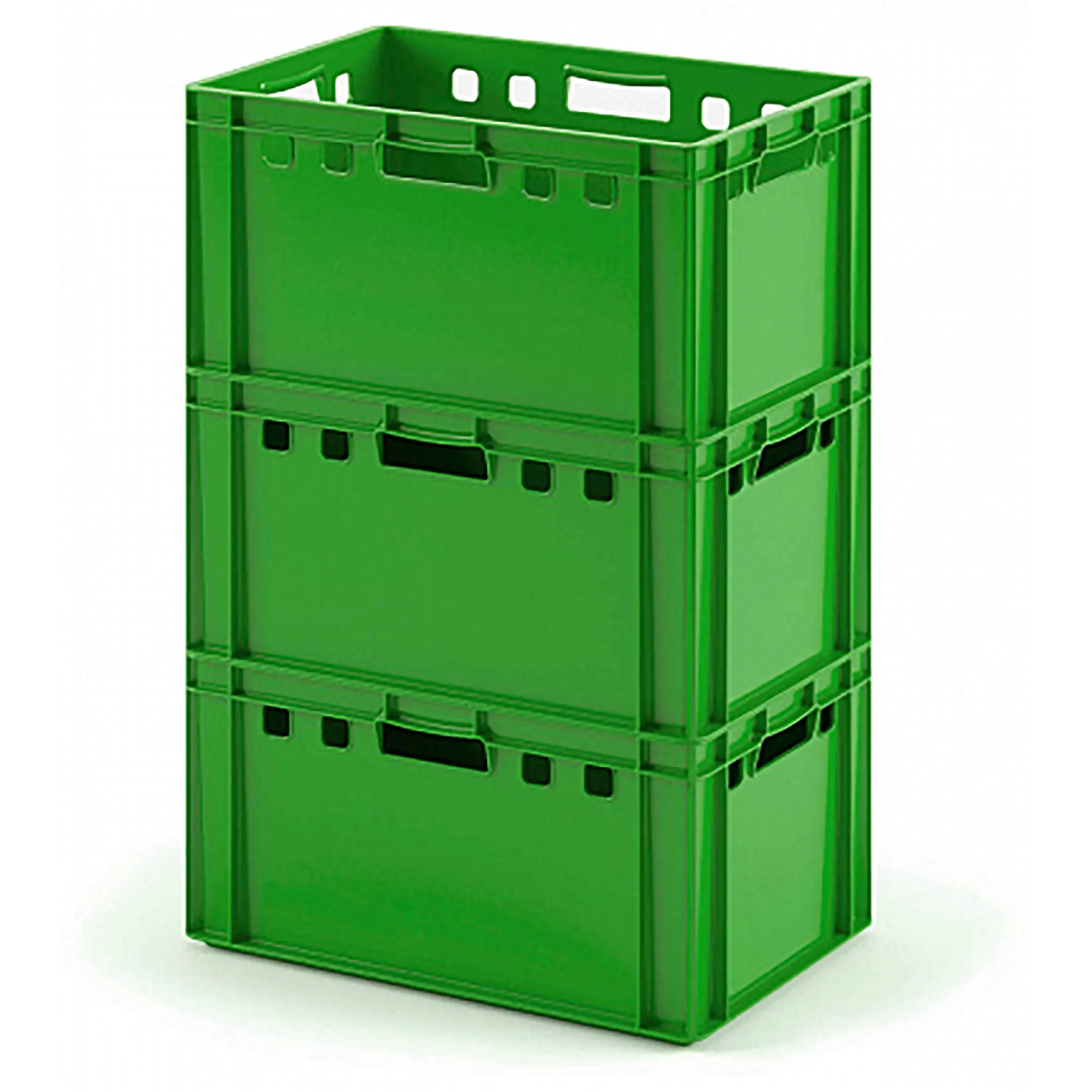Ящик для мяса Е3 (морозостойкий), без крышки (Зелёный)